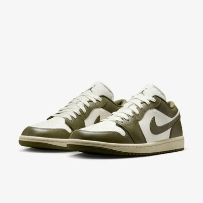 AJ 1 Low Sail Coconut Milk Medium Olive