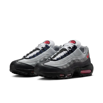 NK Air Max 95 Smoke Grey Track Red