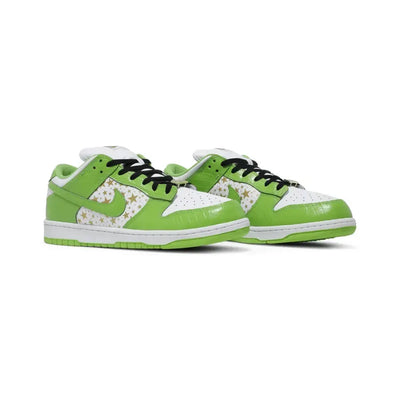 SUP x NK SB Dunk Low Stars Mean Green