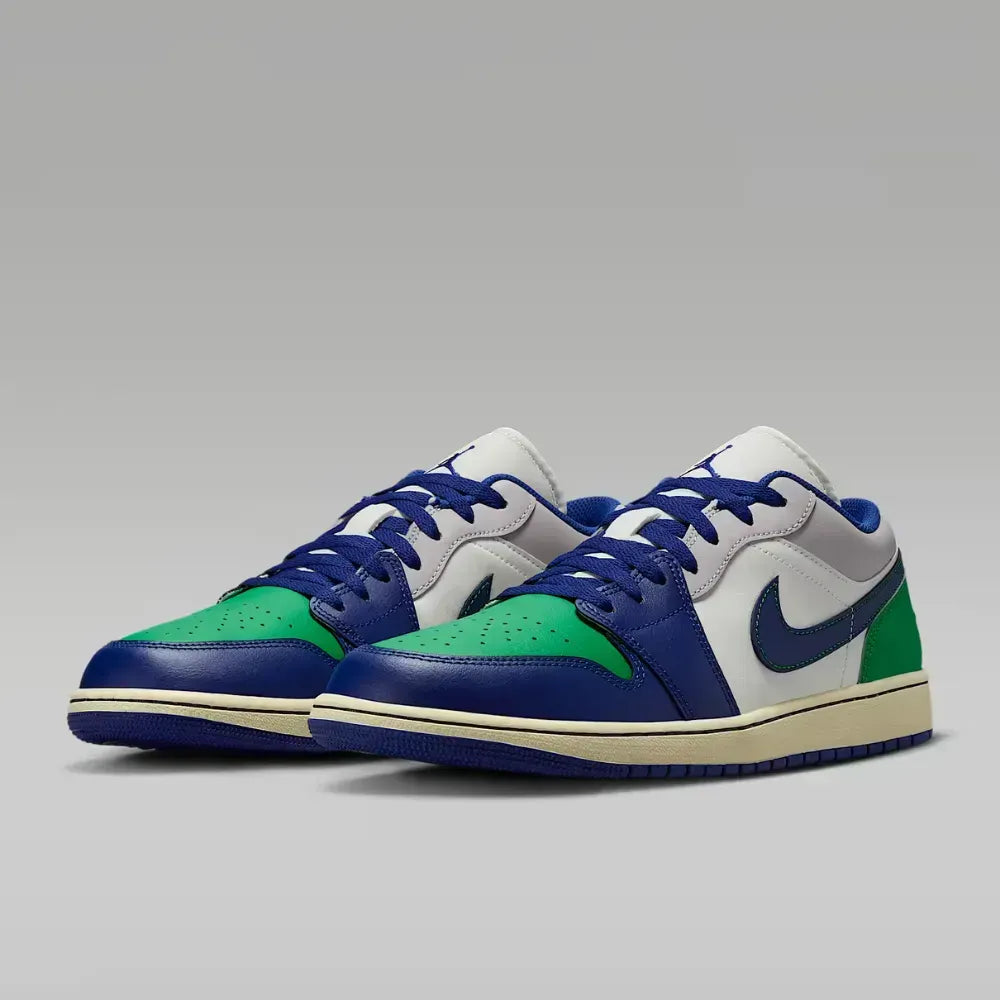 AJ 1 Low Sail Stadium Green Neutral Grey Deep Royal Blue