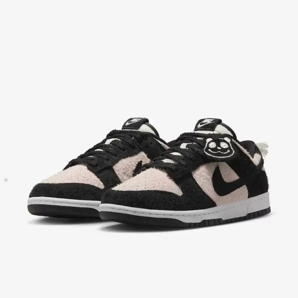 NK Dunk Low - Panda Monium Black Suede
