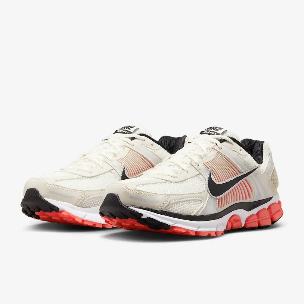 NK Zoom Vomero 5 Light Orewood Brown Bright Crimson Sail Black