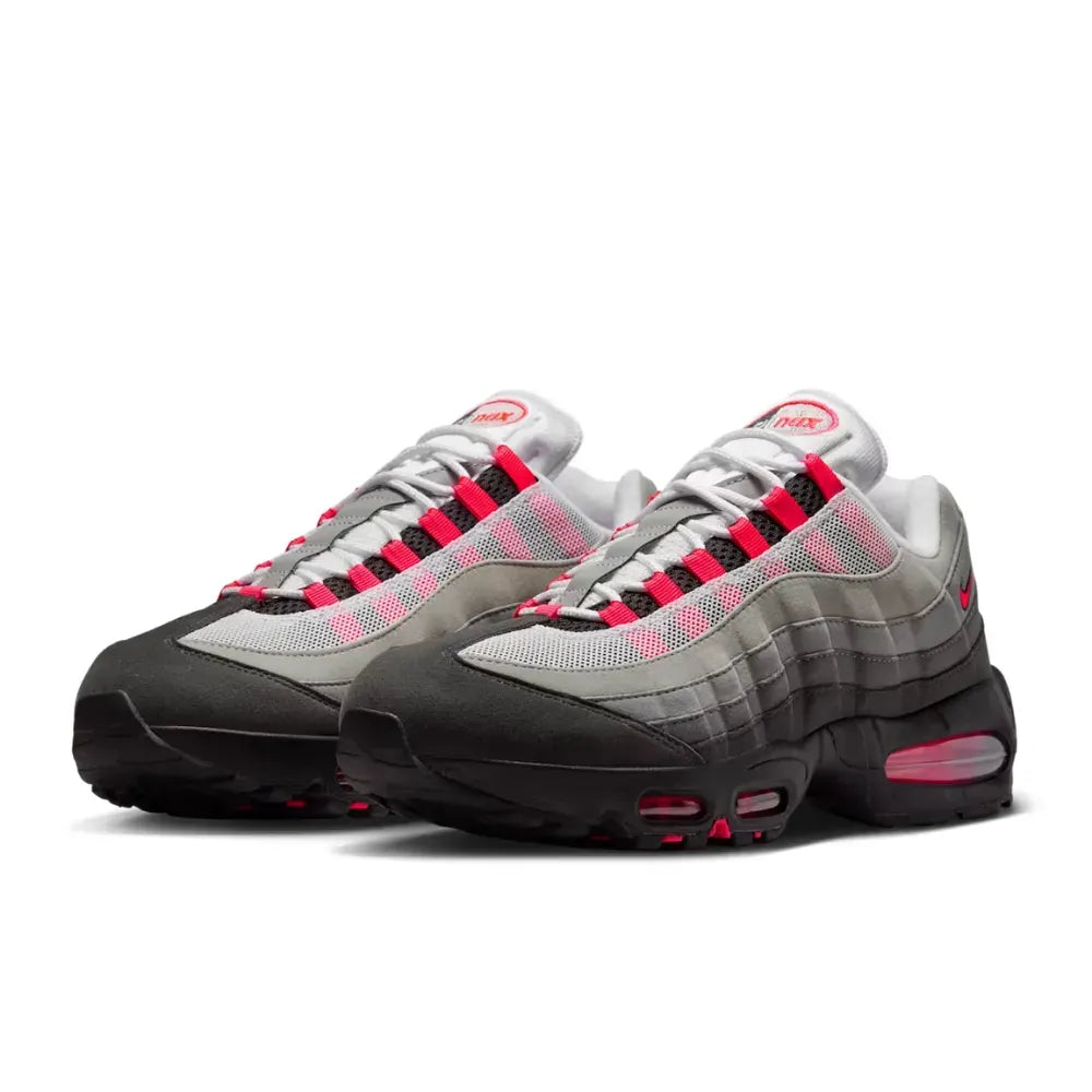 NK Air Max 95 Medium Ash Solar Red