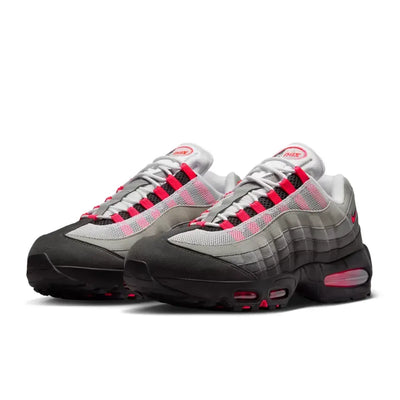 NK Air Max 95 Medium Ash Solar Red