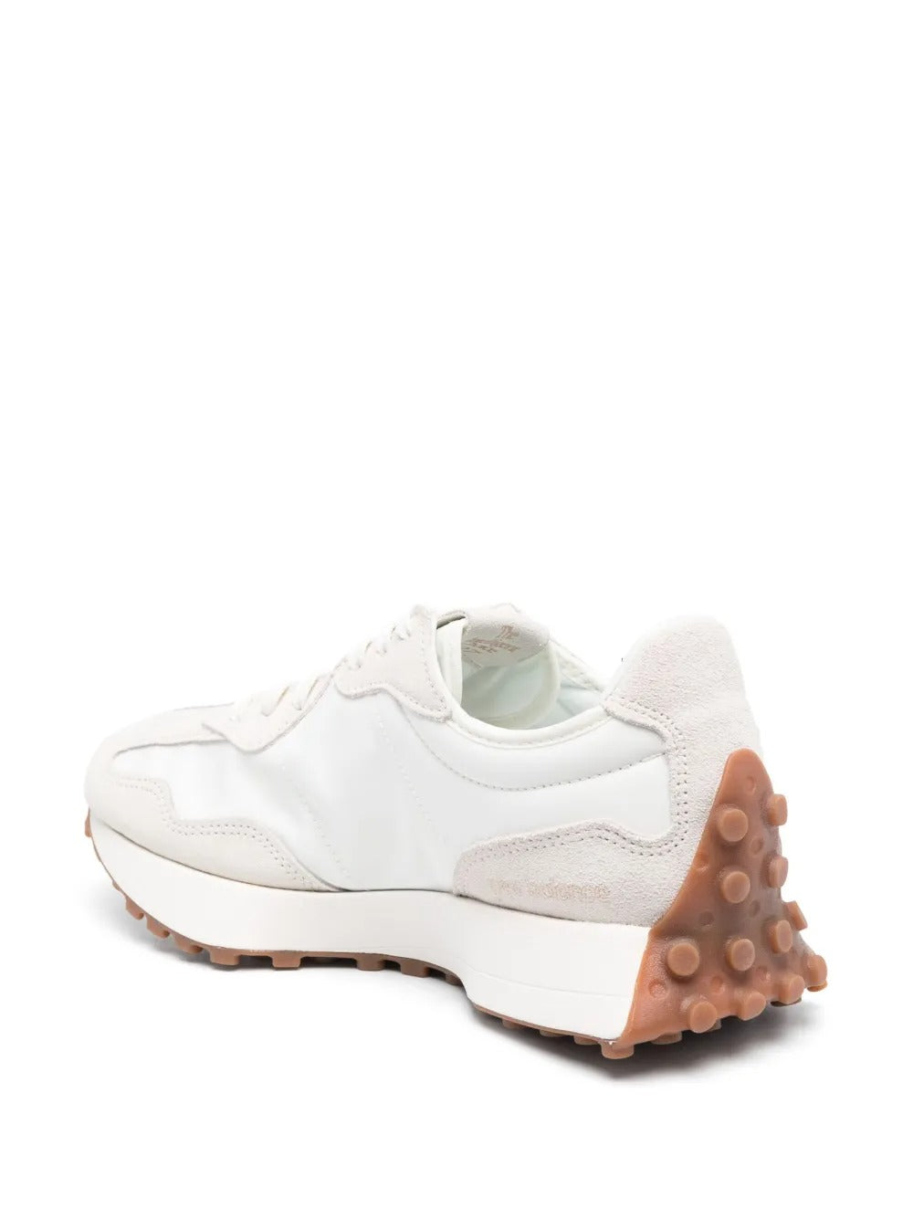 NB 327 - White/Light Beige/Leopard Print