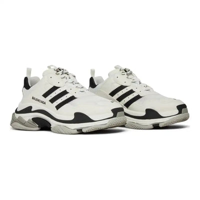 Ad x BAL Triple S - White/Black