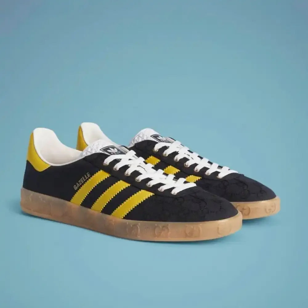 Ad x GC Gazelle GG Canvas - Black/Yellow
