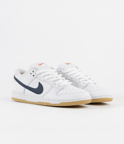 NK Dunk Low - Orange Label White