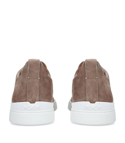 ZGN Triple Stitch Suede Sneakers