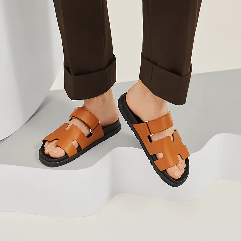 HMS Chypre Sandal – Caramel/Black