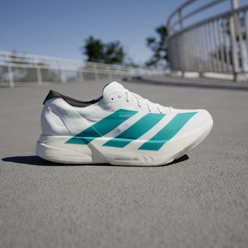 Adizero Adios Pro 4 - White/Pure Teal