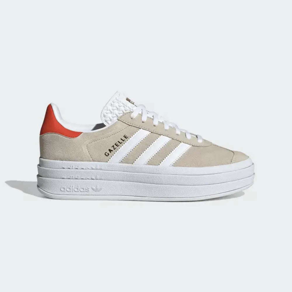 Ad Gazelle Bold - Beige/Cloud White/Collegiate Orange