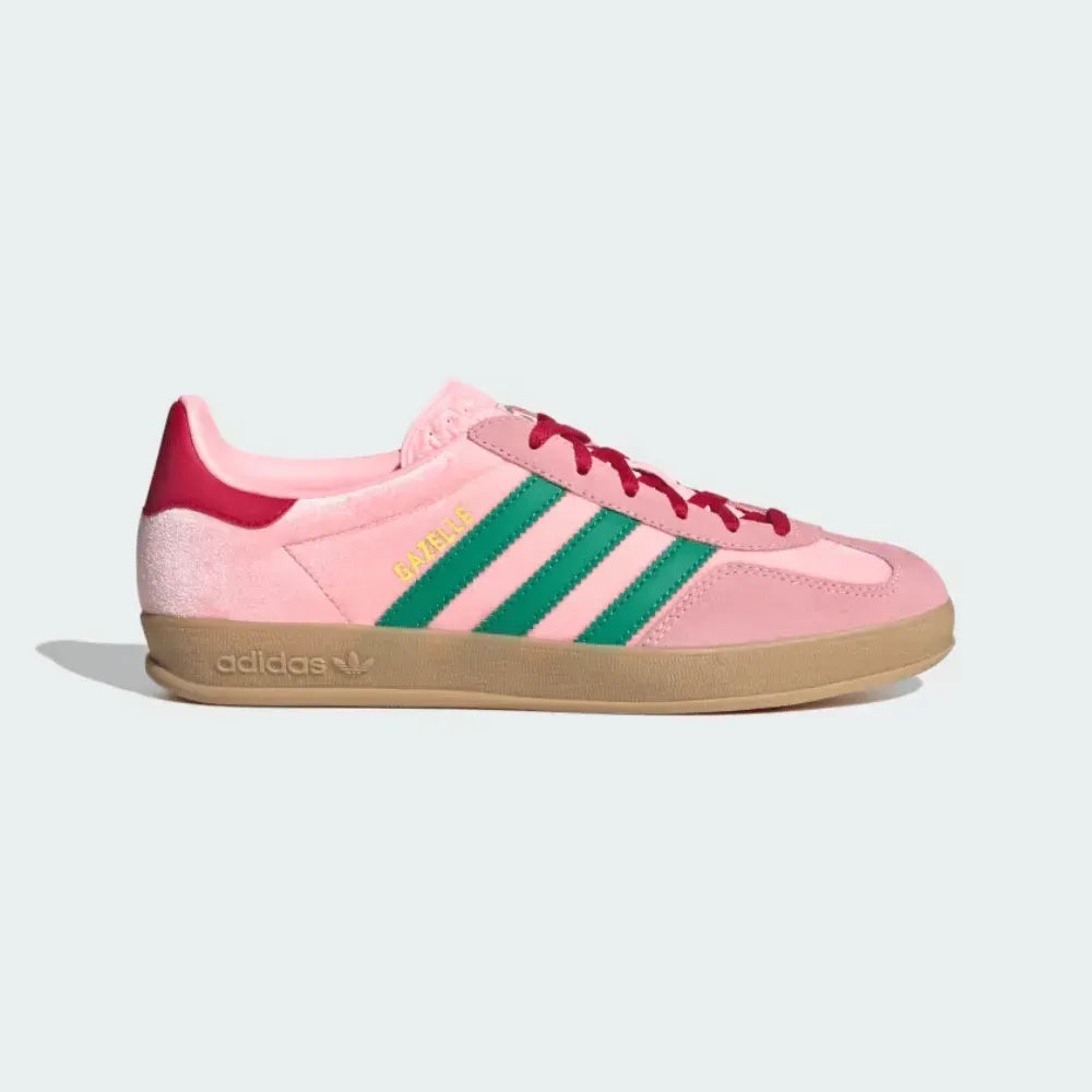 Ad Gazelle Indoor - Court Green/Glow Pink/Gum