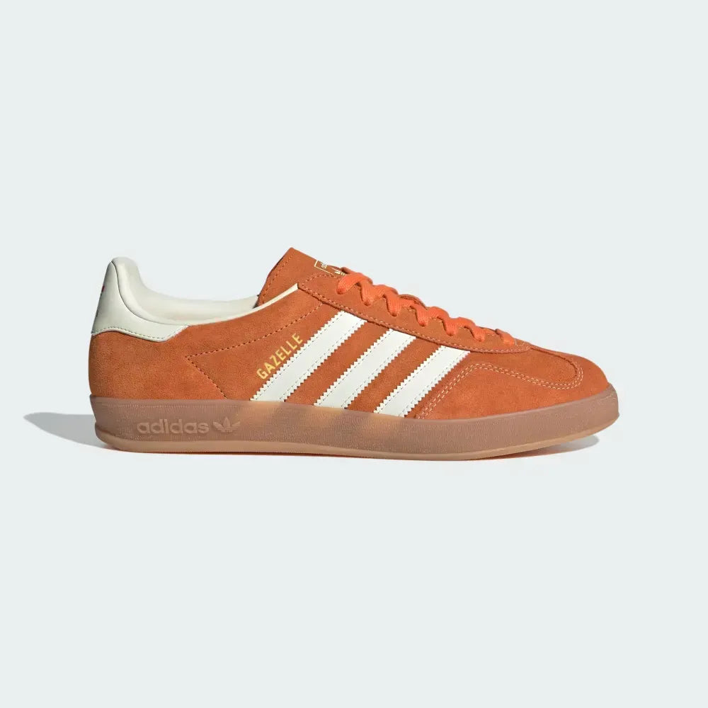 Ad Gazelle Indoor - Orange/Off White/Gold Metallic
