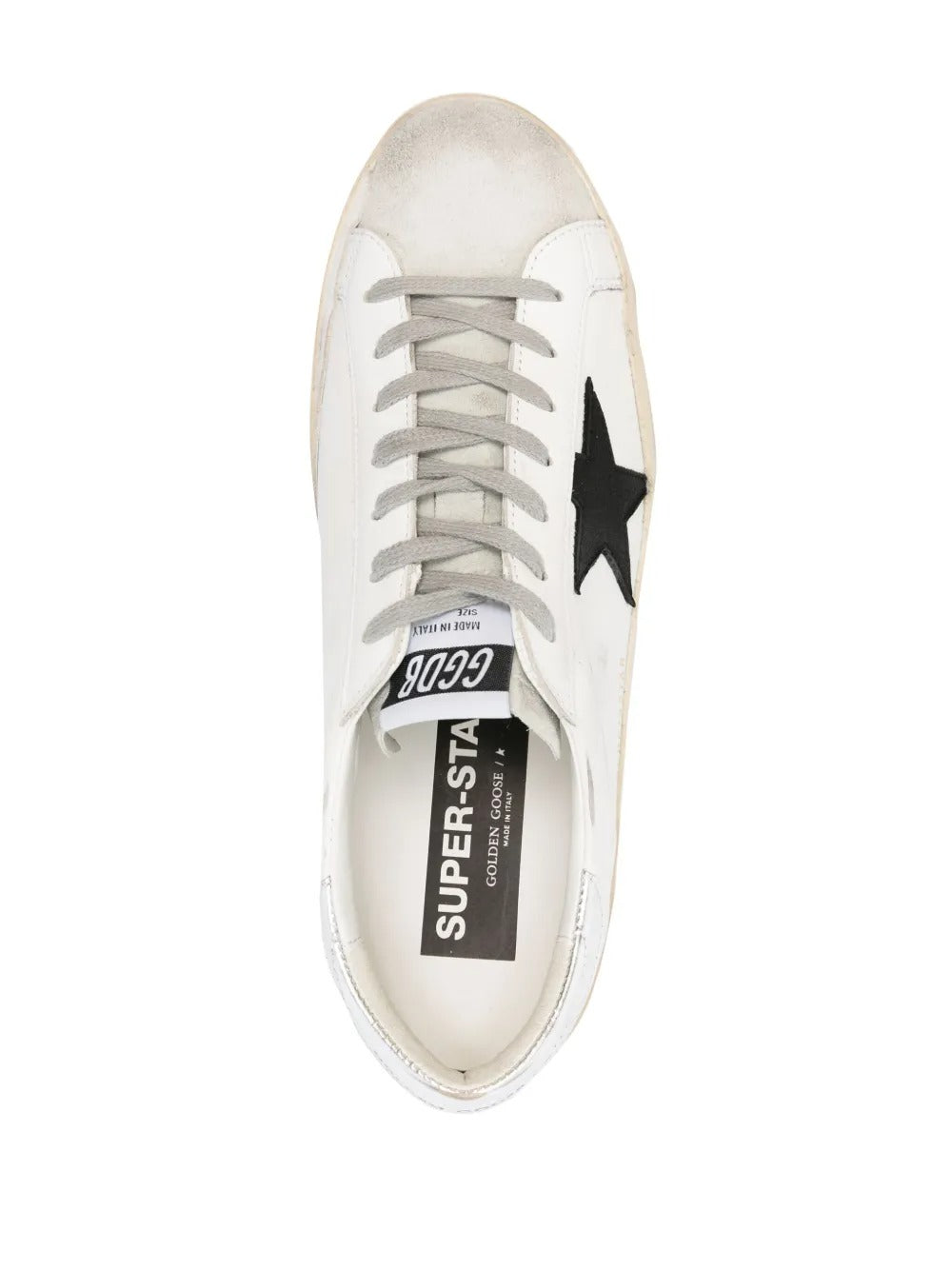 GGS Super-Star Sneakers – White & Black Leather