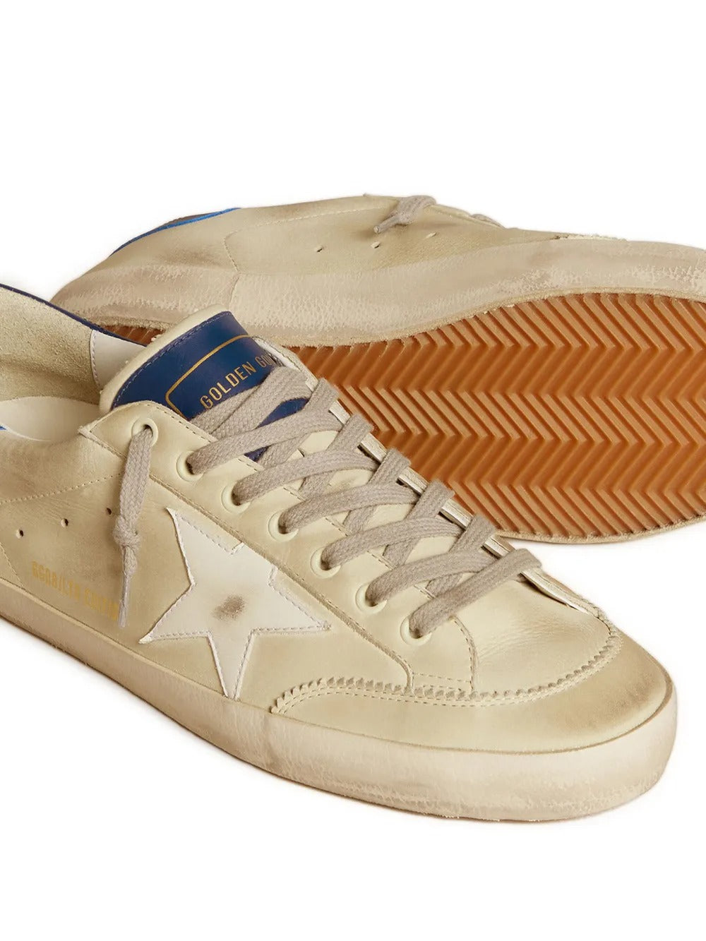 GGS Sneakers – Beige/Blue