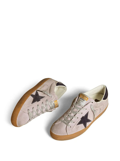 GGS Super-Star Beige Suede Black Star Gum Sole