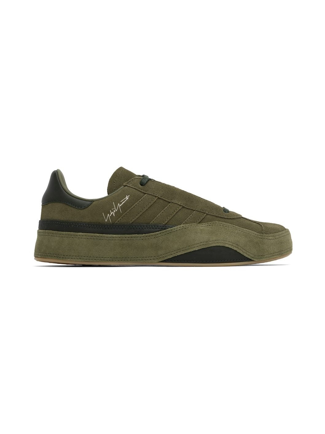 Ad Gazelle Y3 - Suede Olive Strata/Olive Strata/Night