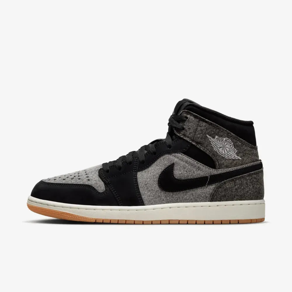 AJ 1 Mid SE Black Denim