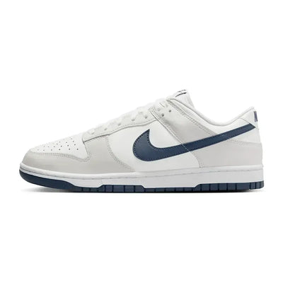 NK Dunk Low - Retro White Midnight Navy
