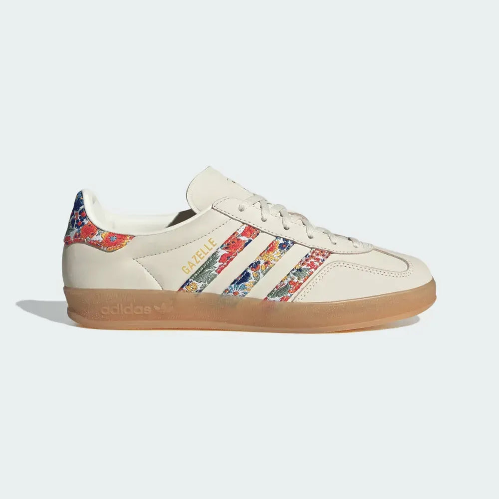 Ad Gazelle Indoor x LBT - Off White/Gold Metallic/Gum