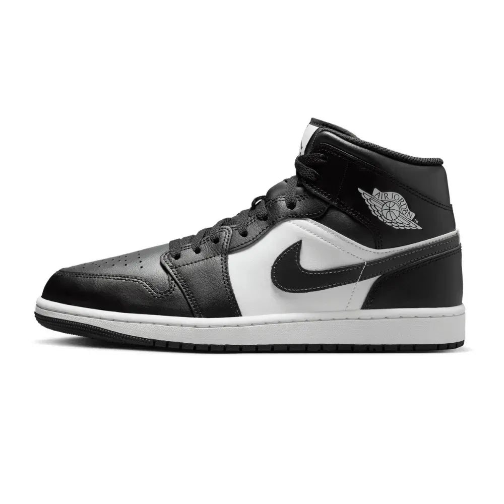AJ 1 Mid Off Noir Toe