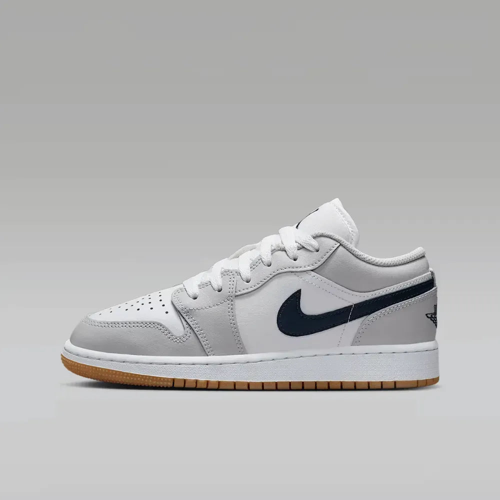 AJ 1 Low GS White Neutral Grey Midnight Navy