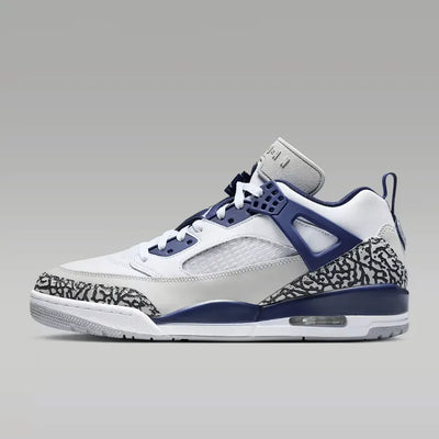 AJ Spizike Low White Neutral Grey Midnight Navy