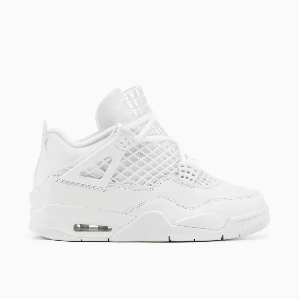 AJ 4 Net White