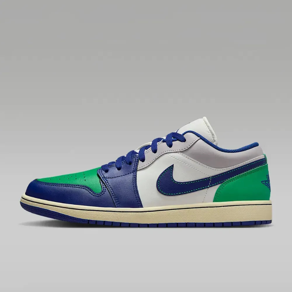 AJ 1 Low Sail Stadium Green Neutral Grey Deep Royal Blue