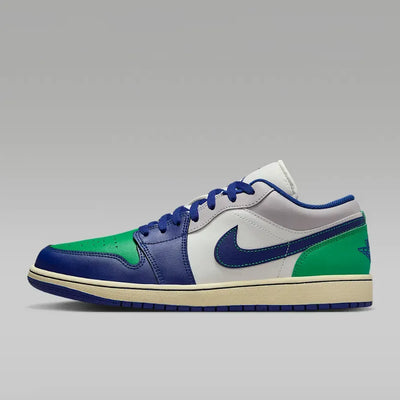 AJ 1 Low Sail Stadium Green Neutral Grey Deep Royal Blue