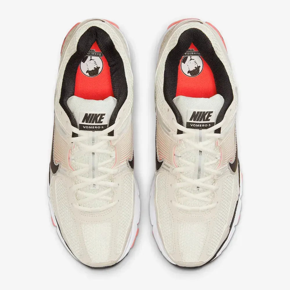 NK Zoom Vomero 5 Light Orewood Brown Bright Crimson Sail Black