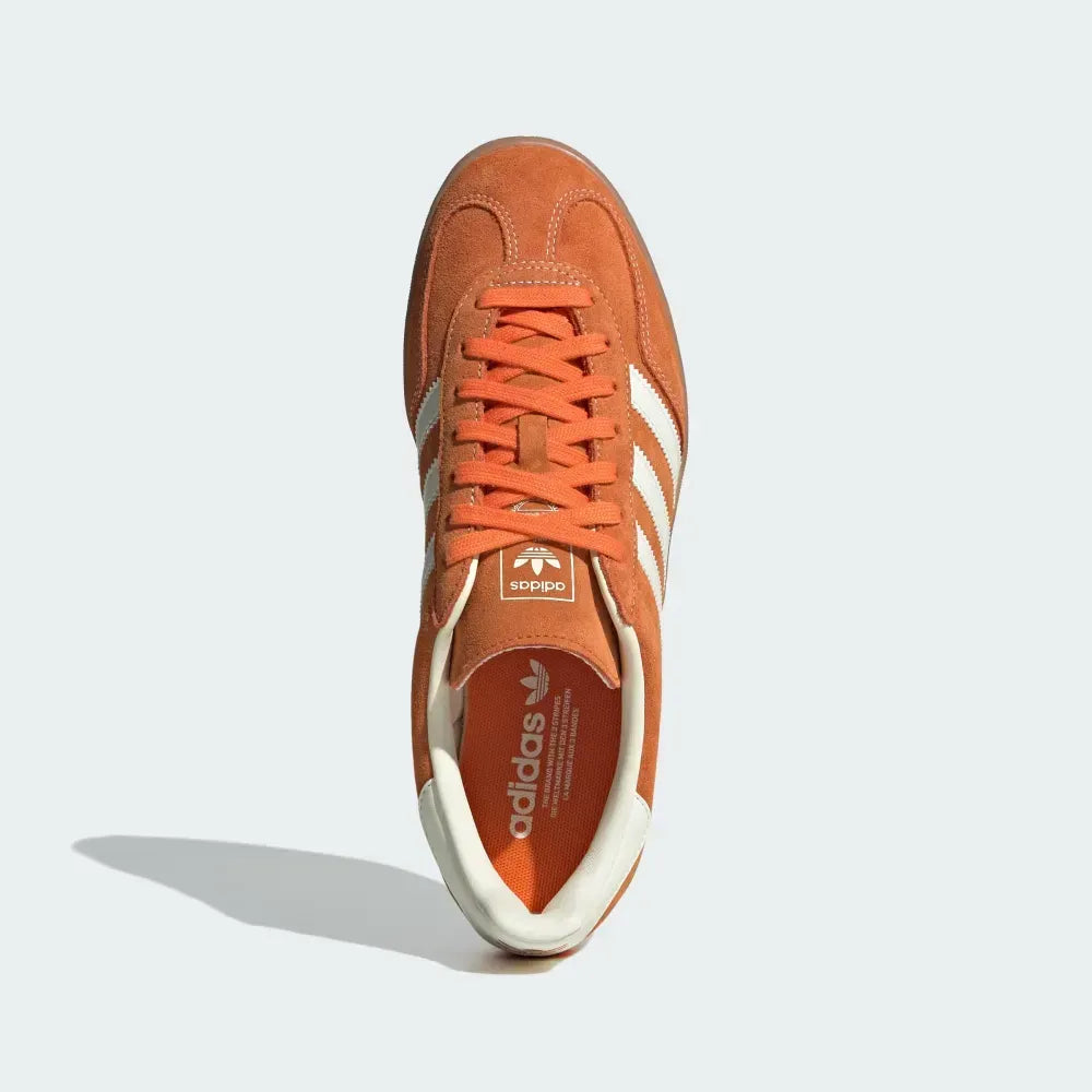 Ad Gazelle Indoor - Orange/Off White/Gold Metallic