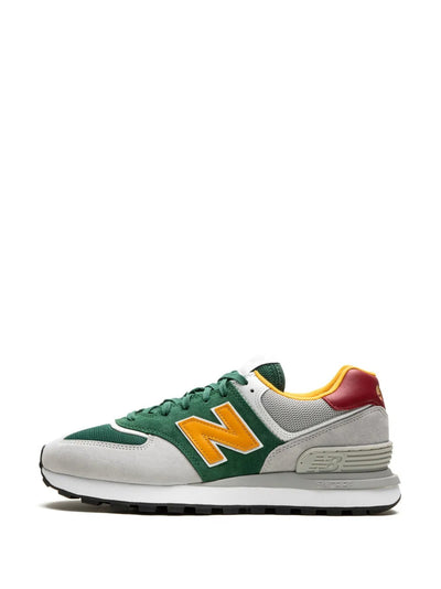 NB x yJW MAN 574 - Forest Green/Light Grey/Mustard Yellow