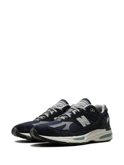 NB 991v2 - Navy Blue/Grey/Mint Green