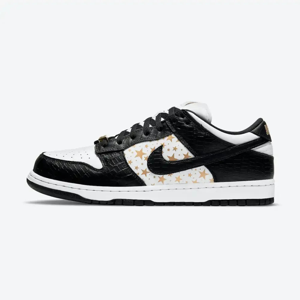 SUP x NK SB Dunk Low Stars Black