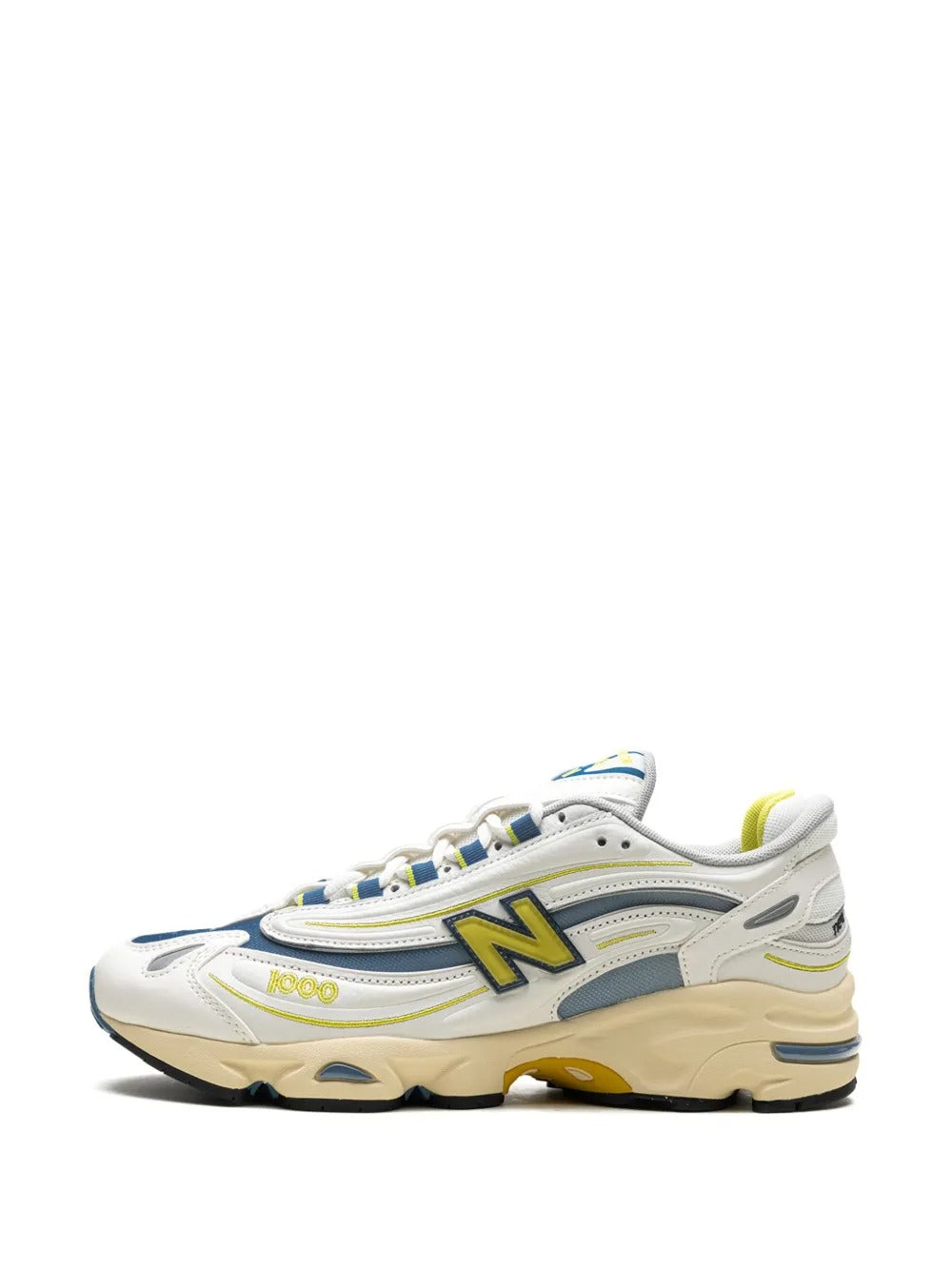 NB 1000 - White/Navy Blue/Pale Yellow