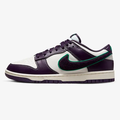NK Dunk Low - Chenille Swoosh Grand Purple