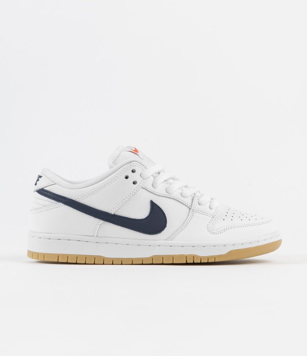 NK Dunk Low - Orange Label White
