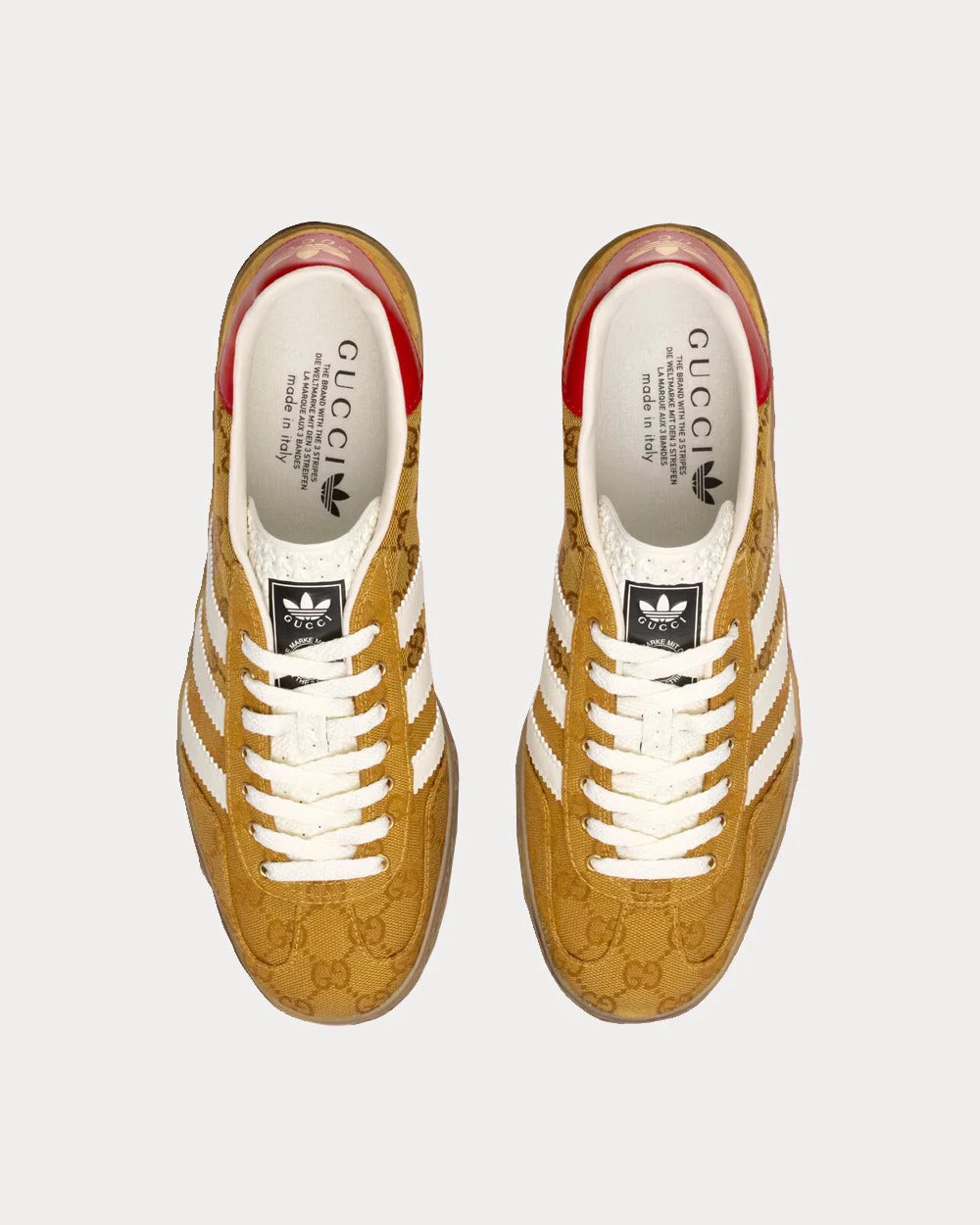 Ad x GC Gazelle GG Canvas - Beige/Brown