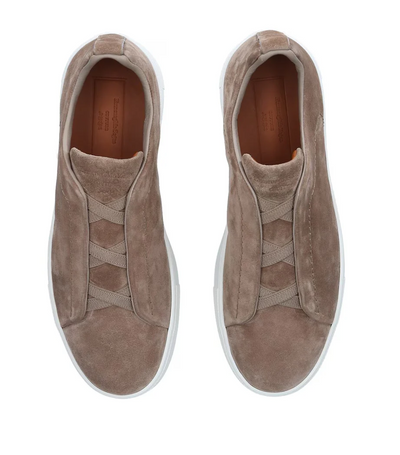 ZGN Triple Stitch Suede Sneakers