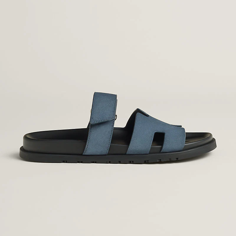 HMS Chypre Suede Sandal – Navy Blue
