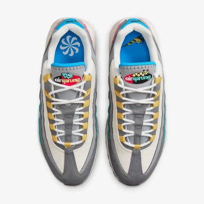 NK Air Max 95 Air Sprung Grey Aqua Pink