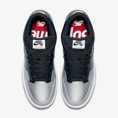 SUP x NK SB Dunk Low QS Metallic Silver