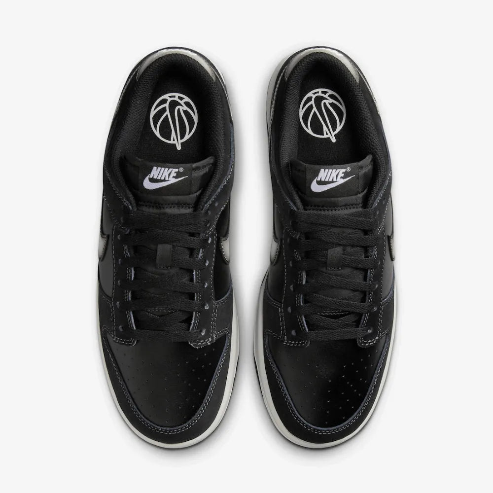 NK Dunk Low - Airbrush Swoosh Black