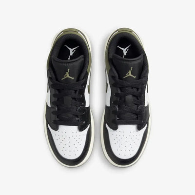 AJ 1 Low GS Black Toe Medium Olive