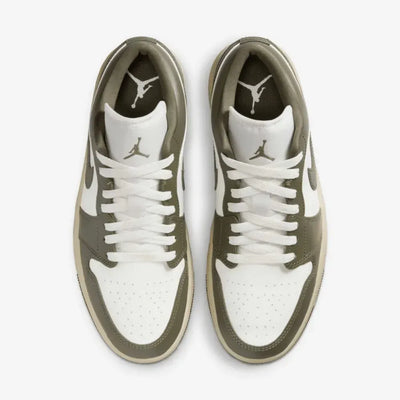 AJ 1 Low Sail Coconut Milk Medium Olive