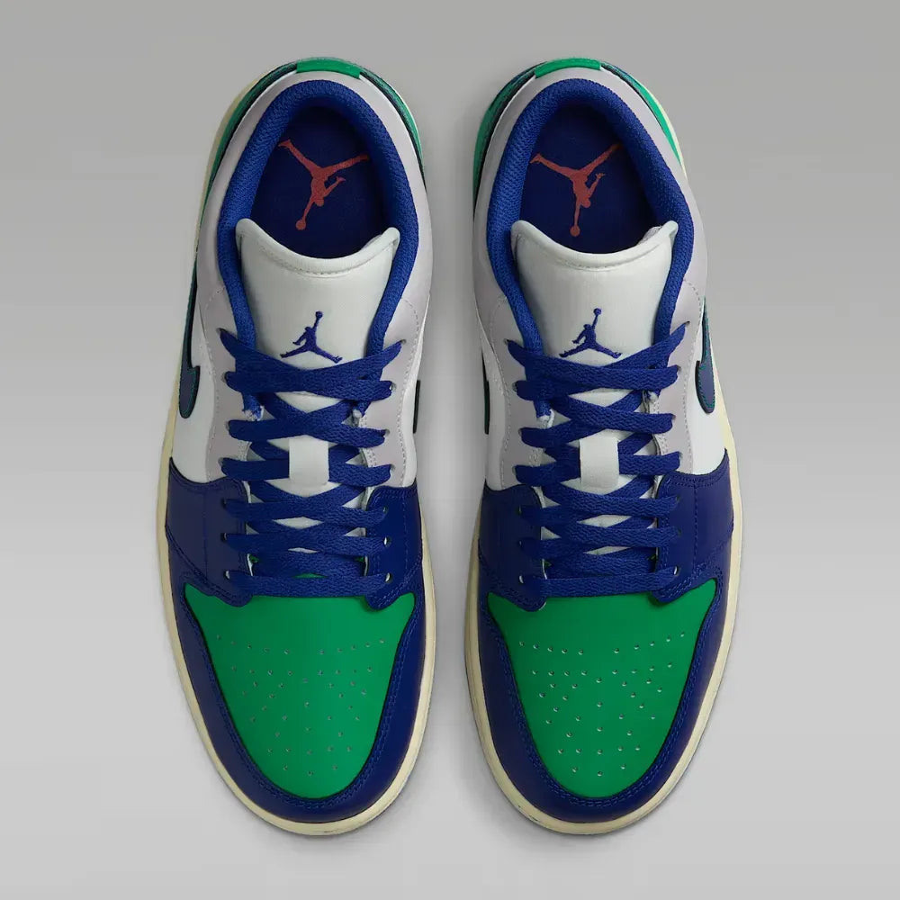 AJ 1 Low Sail Stadium Green Neutral Grey Deep Royal Blue