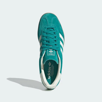 Ad Gazelle Indoor - Pure Teal/Off White/Gold Metallic