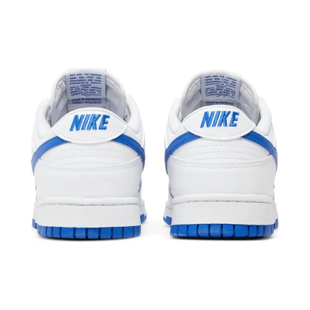 NK Dunk Low - White Hyper Royal